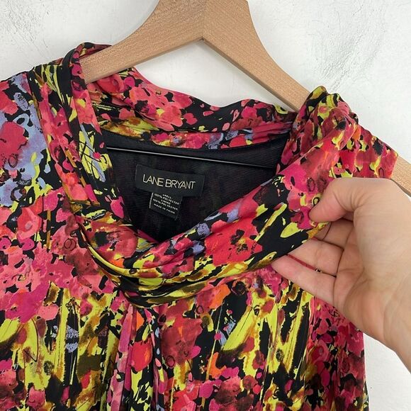 Lane Bryant Floral Print Sleeveless Tunic/Blouse Size 20 - Picture 5 of 14